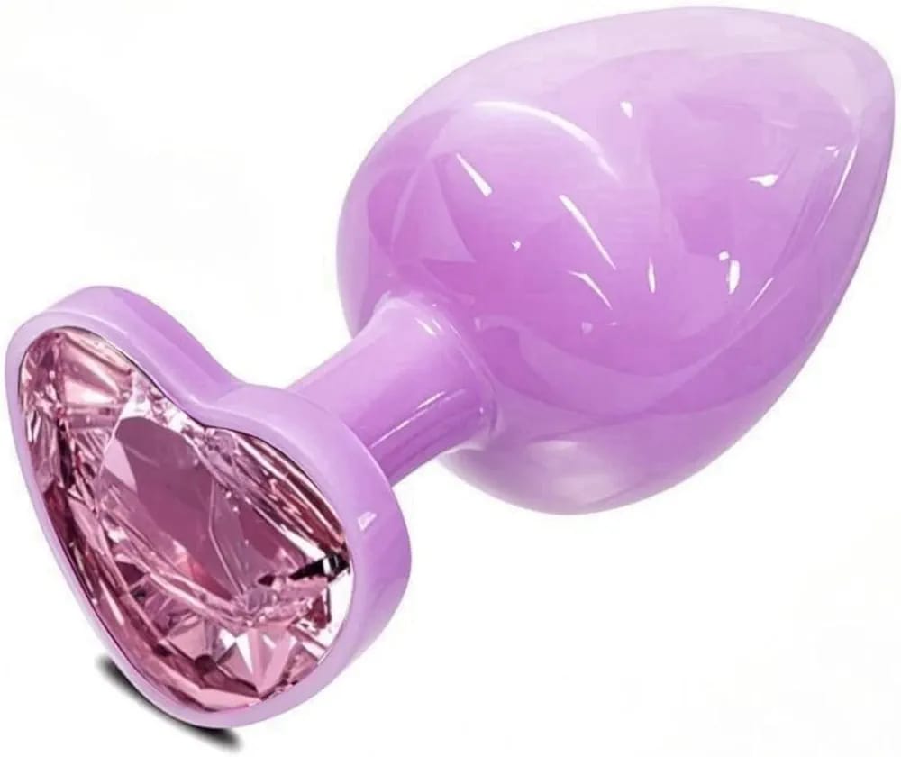 Blush Crystal Silicone Plug